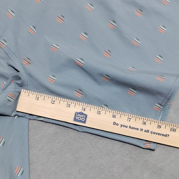 Roark Swim Trunks Board Shorts Mens 36 Savage Series 9" Blue Green Geometric - Picture 11 of 14